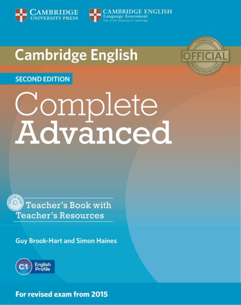 Complete Advanced Teacher’s Book