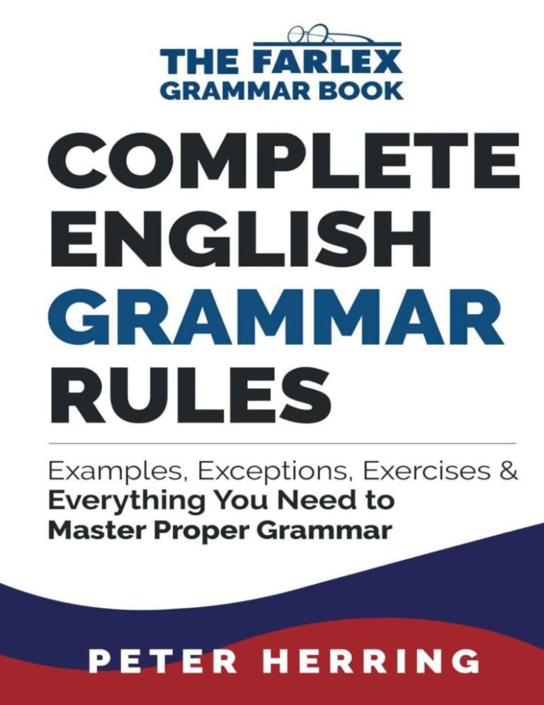 Complete English Grammar Rules Book