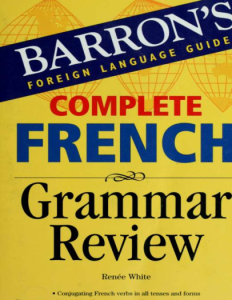Complete French grammar review 1