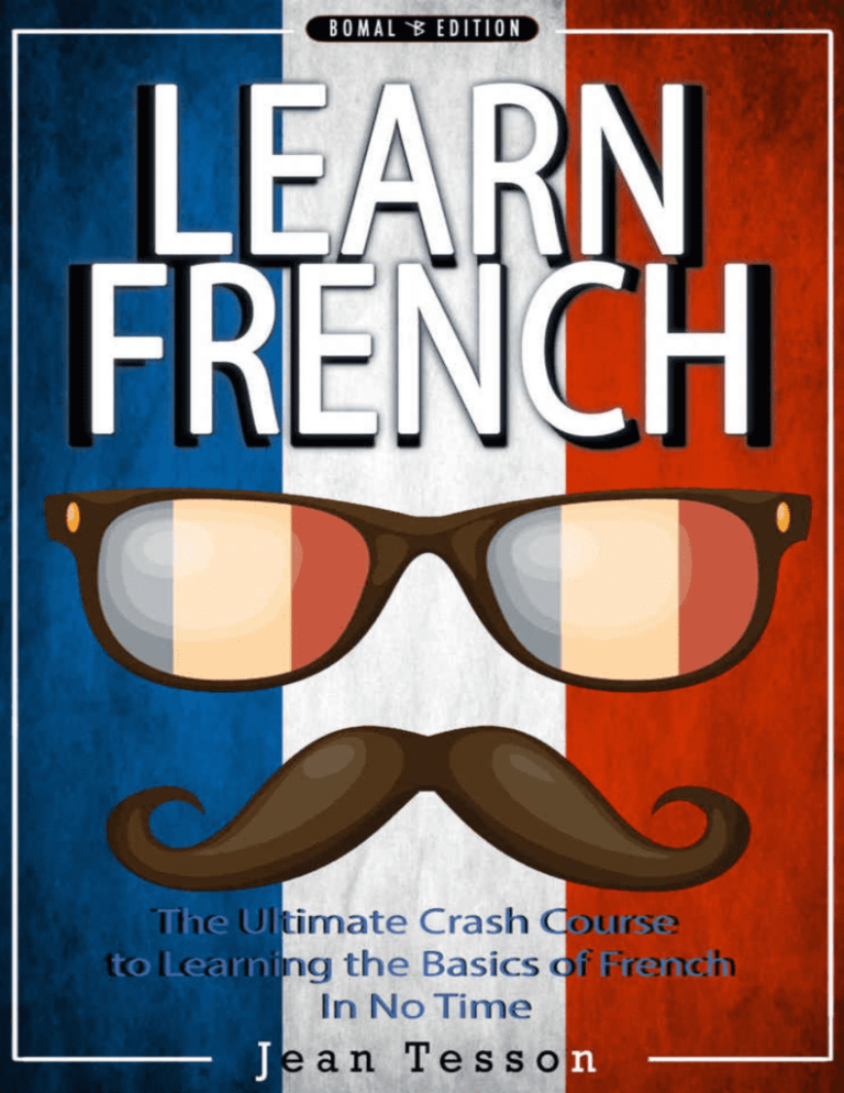 Learn French Verbs Vocabulary Book